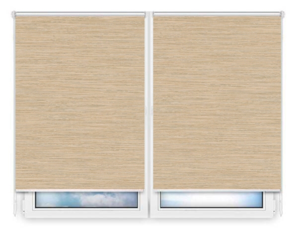 Рулонные шторы Мини Корсо перл бежевый цена. Купить в «Мастерская Жалюзи»